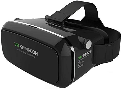 VR Shinecon Gafas VR de Realidad Virtual 3D, Negro VR Shinecon Gafas VR de Realidad Virtual 3D, Negro