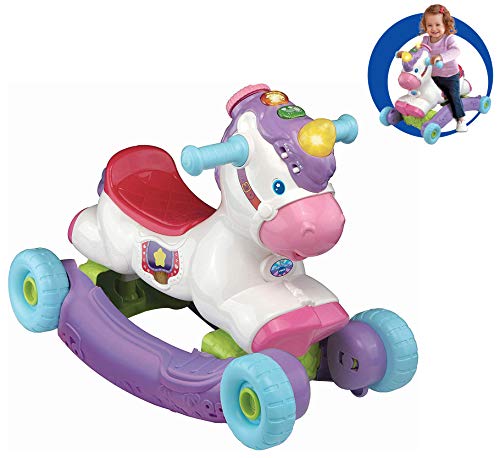 VTech- Baby Unicornio Balancín 2 en 1, Multicolor, Talla Única (3480-192322)