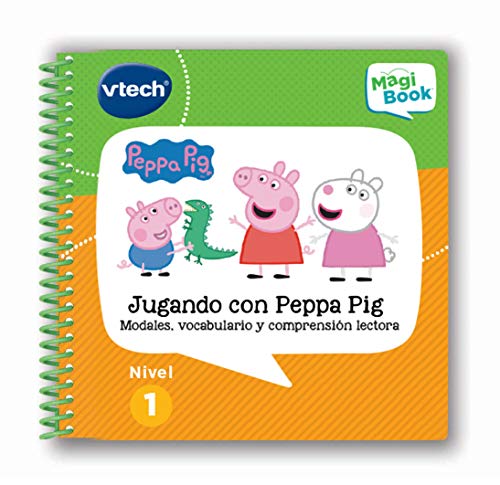 Vtech- Jugando con Peppa Pig Libro para Magibook, Multicolor (80-480422)