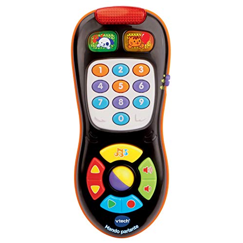 VTech - Mando parlante, Juguete bebé +6 meses, mando a distancia electrónico, enseña colores, números, formas, contrarios y vocabulario, juego imaginativo, multicolor (80-150322)