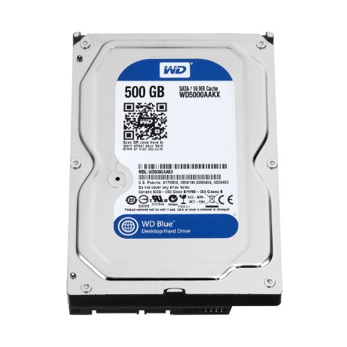 WD Blue - Disco Duro para Ordenadores de sobremesa de 500 GB (7200 RPM, SATA a 6 GB/s, 16 MB de caché, 3,5")