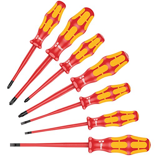 Wera 05135961001 Juego de destornilladores aislado según VDE, 7 piezas Wera 05135961001 Juego de destornilladores aislado según VDE, 7 piezas