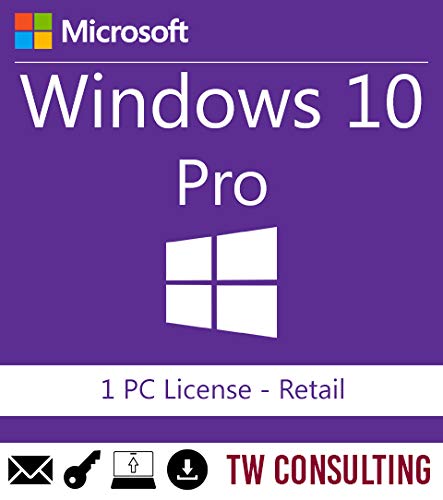 Windows 10 Professional Retail 1PC | Entrega electrónica de software Descarga versión completa de 32 y 64 bits + instrucciones de TW, Factura y garantía en España Windows 10 Professional Retail 1PC | Entrega electrónica de software Descarga versión completa de 32 y 64 bits + instrucciones de TW, Factura y garantía en España