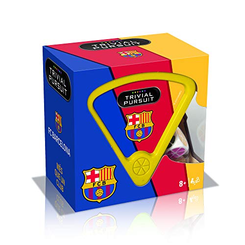 Winning Moves Trivial Pursuit FC Barcelona Edición Viaje Juego de Cartas-versión Española