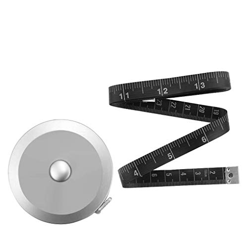 WINTAPE 2 cintas métricas para el cuerpo, cinta métrica suave para coser el cuerpo, tela de costura, cinta métrica de 1,5 m, rosa (plata)