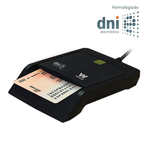Woxter Lector DNI Electrónico Negro - Lector de DNI Electrónico Inteligente, DNI 3.0, Plug & Play, Compatible con PC y Mac Woxter Lector DNI Electrónico Negro - Lector de DNI Electrónico Inteligente, DNI 3.0, Plug & Play, Compatible con PC y Mac