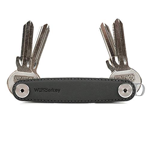 WUNDERKEY ® Cuero – El Organizador de Llaves Fabricado en Alemania [Organizador de Llaves] Funda de Llave Smart Key Gadget el Original de GQ & Lufthansa