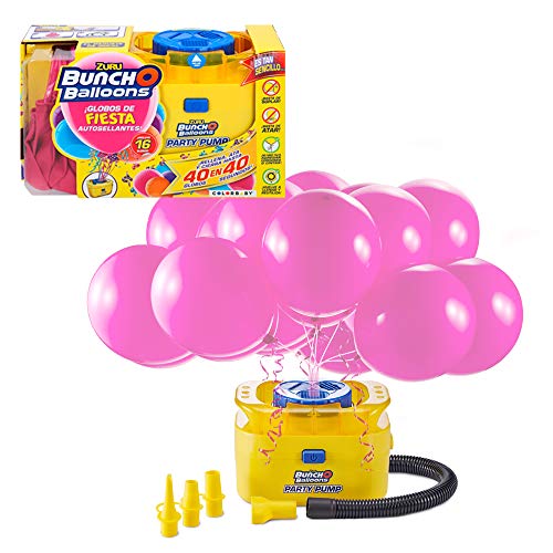 X-Shot - Hinchador eléctrico con 16 globos de fiesta autosellantes Bunch O Balloons (71889) , color/modelo surtido X-Shot - Hinchador eléctrico con 16 globos de fiesta autosellantes Bunch O Balloons (71889) , color/modelo surtido