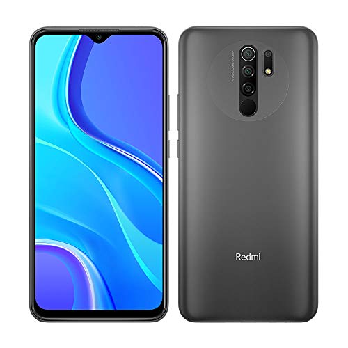 Xiaomi Redmi 9 - Smartphone 3GB 32GB, Pantalla FHD+ de 6.53", AI Quad Cámara de 13 MP, Batería de 5020 mAh, Gris [Versión Española]