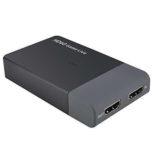 Y&H USB 3.0 HDMI HD Game Capture, tecnología de baja latencia 1080P 60FPS Live Stream Capture Card para Nintendo Switch PS4, Xbox One y Wii U compatible con Windows Linux OS X Y&H USB 3.0 HDMI HD Game Capture, tecnología de baja latencia 1080P 60FPS Live Stream Capture Card para Nintendo Switch PS4, Xbox One y Wii U compatible con Windows Linux OS X