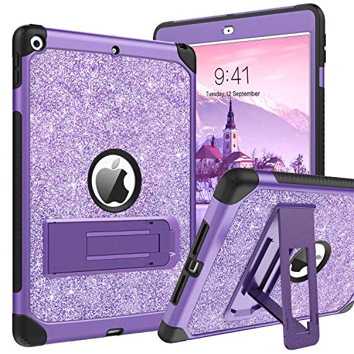 YINLAI - Funda para iPad de 8ª generación 2020, iPad 7 generación 2019 (A2197 / A2198 / A2200), 3 en 1, resistente a los arañazos, color morado YINLAI - Funda para iPad de 8ª generación 2020, iPad 7 generación 2019 (A2197 / A2198 / A2200), 3 en 1, resistente a los arañazos, color morado