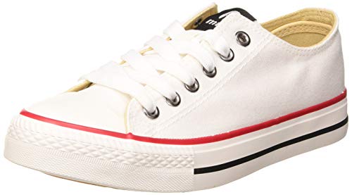 Zapatillas De Lona Mustang 13991 - Blanco Zapatillas De Lona Mustang 13991 - Blanco