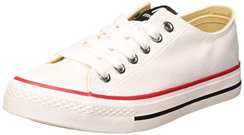 Zapatillas De Lona Mustang 13991 - Blanco