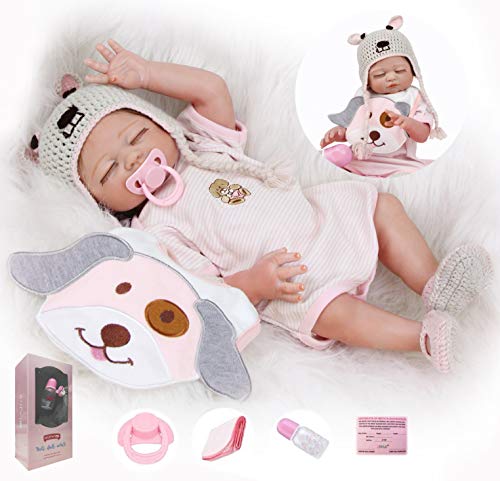 ZIYIUI 20 Pulgadas 50cm Realista Reborn Bebé Muñecas bebé Reborn niña Cuerpo Silicona Renacer Recién Nacido Hecho a Mano Dormido Niña Regalo de cumpleaños Juguetes para Mayores de 3 años ZIYIUI 20 Pulgadas 50cm Realista Reborn Bebé Muñecas bebé Reborn niña Cuerpo Silicona Renacer Recién Nacido Hecho a Mano Dormido Niña Regalo de cumpleaños Juguetes para Mayores de 3 años