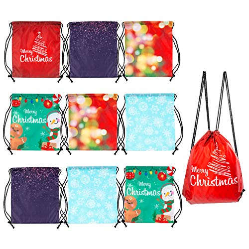 10 Bolsas Mochila de Regalo Navideñas con Cordón, Grande 39x33cm| Premium 210D Oxford, Reutilizable, Resistente| Envoltorio de Regalo Práctico y Fácil para Niños, Adultos, Fiestas, Regalos. 10 Bolsas Mochila de Regalo Navideñas con Cordón, Grande 39x33cm| Premium 210D Oxford, Reutilizable, Resistente| Envoltorio de Regalo Práctico y Fácil para Niños, Adultos, Fiestas, Regalos.