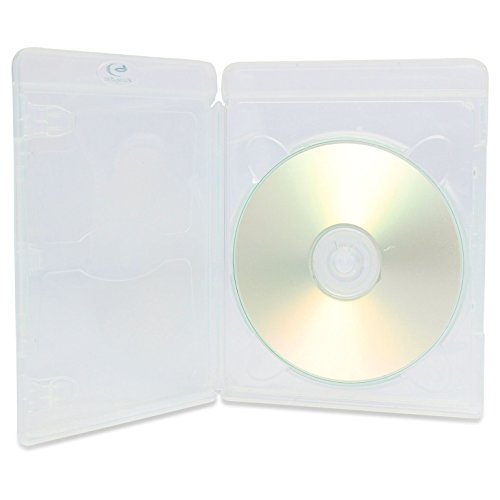 10 cajas transparentes para 1 disco Blu-ray, de AMARAY VORTEX, Eco-Lite 3D