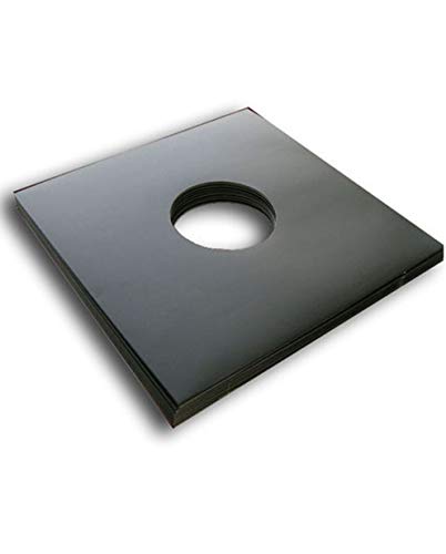 10 Fundas/Carpetas DE Carton Negro para Discos DE Vinilo 12" LP/Ref. 2391