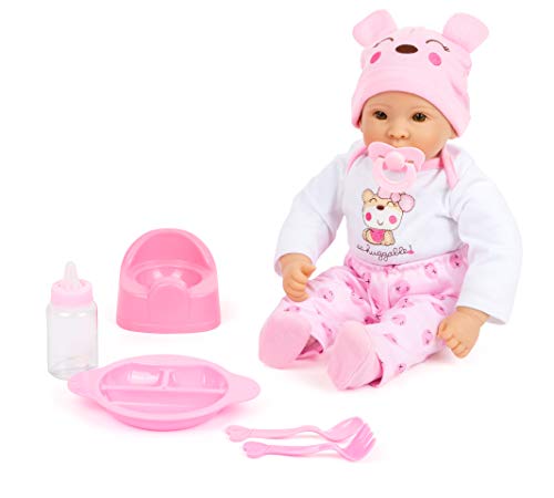 11522 Muñeca para bebé niña con Accesorios, Small Foot, Juegos de Roles, con Cuerpo Blando, 5 Piezas 11522 Muñeca para bebé niña con Accesorios, Small Foot, Juegos de Roles, con Cuerpo Blando, 5 Piezas