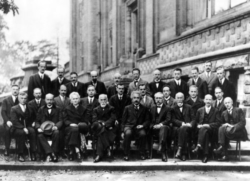 1927 Solvay Conference on Quantum Mechanics Physics Albert Einstein Marie Curie Poster Photo Historical Posters 12x18 by Perfect Posters and Pics