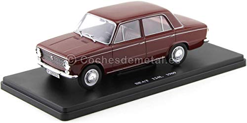 1969 Seat 124L Rojo Coches Inolvidables 1:24 Editorial Salvat ES05