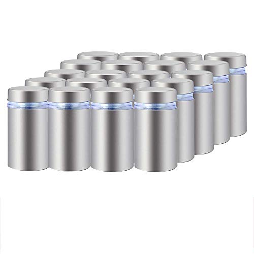 20 Piezas Acero Inoxidable vidrio Standoff Holder Tornillo, Soporte de Fijación para Carteles Publicitarios, Adecuado para Empresas, Supermercados, Tiendas, Exposiciones de Arte, Vallas Publicitarias 20 Piezas Acero Inoxidable vidrio Standoff Holder Tornillo, Soporte de Fijación para Carteles Publicitarios, Adecuado para Empresas, Supermercados, Tiendas, Exposiciones de Arte, Vallas Publicitarias