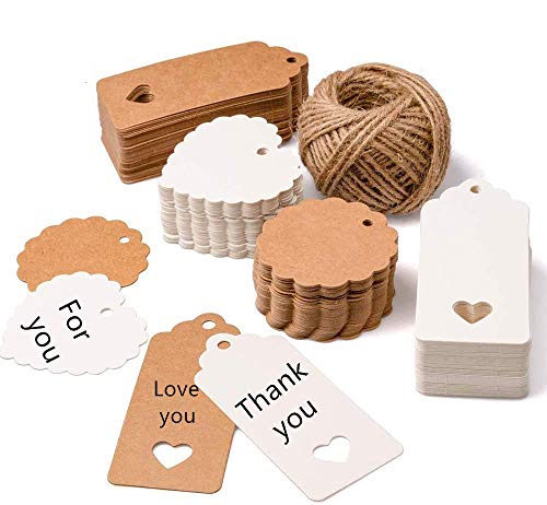 200 piezas Etiquetas regalo etiquetas papel kraft de regalo de bricolaje,Etiquetas de Kraft,cuerda de cáñamo de 30m, utilizadas para bodas, cumpleaños y Navidad 200 piezas Etiquetas regalo etiquetas papel kraft de regalo de bricolaje,Etiquetas de Kraft,cuerda de cáñamo de 30m, utilizadas para bodas, cumpleaños y Navidad