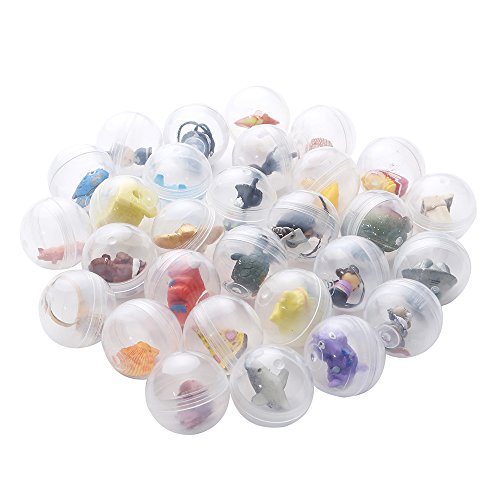 24 cápsulas transparentes tipo huevos sorpresa llenas de juguetes para niños y niñas | Diámetro 3.2 cm | fiestas infantiles de cumpleaños o de navidad | Juego de estilo piñata | Conjunto de Favores | 24 cápsulas transparentes tipo huevos sorpresa llenas de juguetes para niños y niñas | Diámetro 3.2 cm | fiestas infantiles de cumpleaños o de navidad | Juego de estilo piñata | Conjunto de Favores |