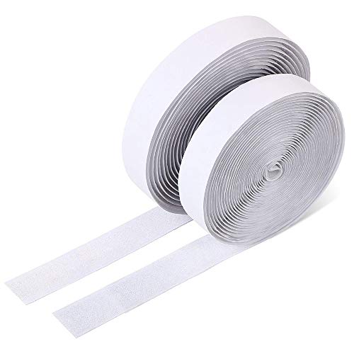 26.2ft/8m Velcro - Velcro Adhesivo Cinta Auto Adhesivo Cinta Rollo Hook y Loop Tape,con 1Roll Gancho y 1Roll Lazo,20mm de Ancho Blanco 26.2ft/8m Velcro - Velcro Adhesivo Cinta Auto Adhesivo Cinta Rollo Hook y Loop Tape,con 1Roll Gancho y 1Roll Lazo,20mm de Ancho Blanco
