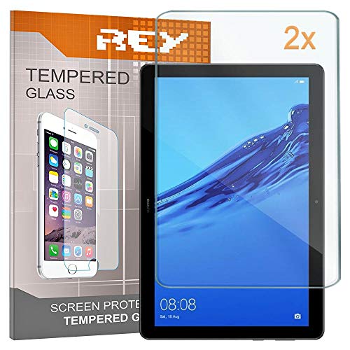 2X Protector de Pantalla para Huawei MEDIAPAD T5 10.1", Cristal Vidrio Templado Premium, Táblet