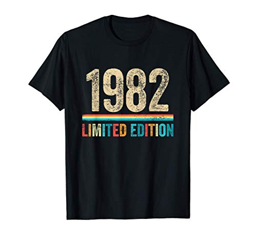 38 Años Cumpleaños Hombre Mujer Regalo Divertido 1982 Regalo Camiseta