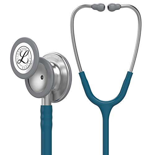 3M Littmann Classic III Fonendoscopio para monitorización, tubo Azul Caribe, 69 cm, 5623