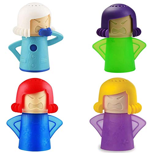 4 Piezas Limpiador de microondas, Desodorizante para Neveras, Angry Mama Limpiador Microondas, Limpiador de Vapor de microondas, Cool Mama Congelador Olor Ambientador Mejorar el Olor de Dormitorio 4 Piezas Limpiador de microondas, Desodorizante para Neveras, Angry Mama Limpiador Microondas, Limpiador de Vapor de microondas, Cool Mama Congelador Olor Ambientador Mejorar el Olor de Dormitorio