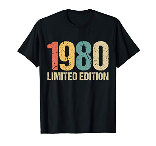 41 Años Cumpleaños Hombre Mujer Regalo Divertido 1980 Camiseta