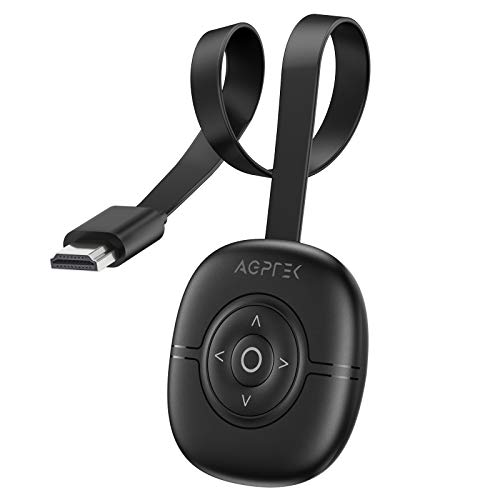 4K Wireless HDMI Display Dongle Adaptador, AGPTEK WiFi Streaming Video Receptor Compatible con Android/ iOS/ PC/ TV/ Monitor/ Proyector, Miracast Airplay DLNA Chrome 4K Wireless HDMI Display Dongle Adaptador, AGPTEK WiFi Streaming Video Receptor Compatible con Android/ iOS/ PC/ TV/ Monitor/ Proyector, Miracast Airplay DLNA Chrome
