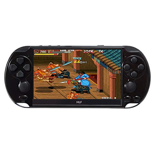 5.1 pulgadas La consola de juegos retro multifunción 9600 admite juegos arcade arcade/cps/neogeo/fc/sfc/gba/gbc/gb/sega, los juegos de emulador se pueden archivar batería de litio recargable (negro) 5.1 pulgadas La consola de juegos retro multifunción 9600 admite juegos arcade arcade/cps/neogeo/fc/sfc/gba/gbc/gb/sega, los juegos de emulador se pueden archivar batería de litio recargable (negro)