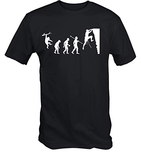 6TN Hombre Evolución de la Escalada Camiseta (M)