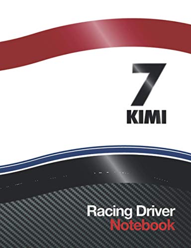 7 KIMI Racing Driver Notebook: Alfa Race Car Livery Cover Design 2020 with World Champion 7 Race Number, 7.5” x 9.6” Size 110 College Ruled page (55 ... Car Maintenance Schedule log, Birthday Gift