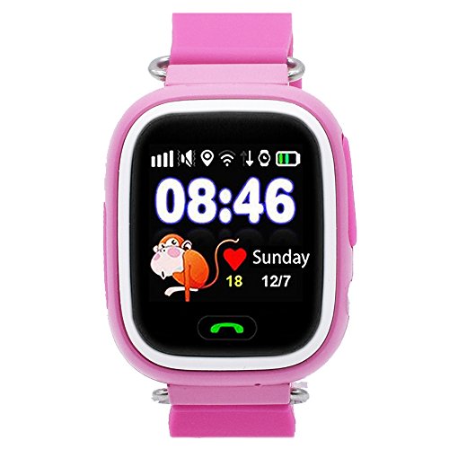 9Tong Reloj Inteligente para Niños con GPS, Reloj Inteligente para Niños con Rastreador GPS y Soporte SIM gsm con Pantalla Táctil, Llamadas de Emergencia