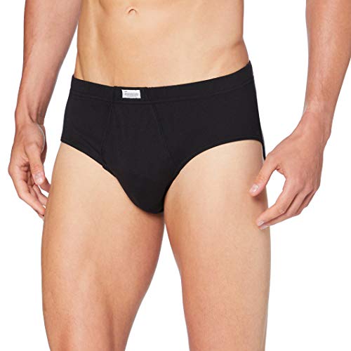 Abanderado Slip Abierto de algodón, Negro (Negro 002), X-Large (Tamaño del Fabricante: EG/56) para Hombre