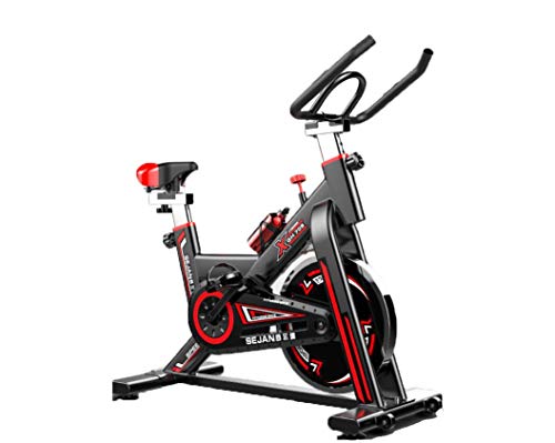 Acobonline Bicicleta Estatica Spinning Fitness, Bicicleta Profesional para Uso domestico,con Monitor,Calidad Profesional (Negro)