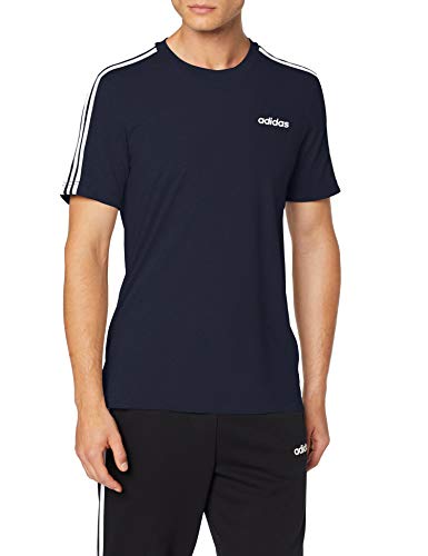 adidas E 3S tee Camiseta de Manga Corta, Hombre, Legend Ink/White, L