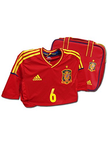 adidas - ESPAÑA 1ª Camiseta Techfit EDICION Especial PUYOL 5 EURO12 Hombre Color: Rojo Talla: L
