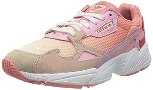 adidas Falcon W, Zapatillas de Gimnasio Mujer, Ecru Tint S18/Icey Pink F17/True Pink, 36 EU adidas Falcon W, Zapatillas de Gimnasio Mujer, Ecru Tint S18/Icey Pink F17/True Pink, 36 EU
