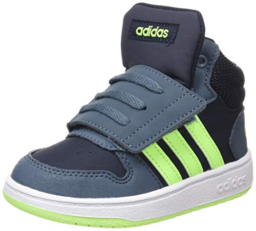 adidas Hoops Mid 2.0 I, Zapatillas Unisex bebé, Tinley/VERSEN/AZULEG, 20 EU