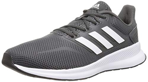 adidas Runfalcon, Zapatillas de Running para Hombre, Gris (Grey Six/ Footwear White/ Core Black), 41 1/3 EU