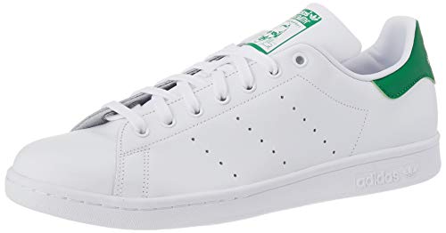 adidas Stan Smith, Zapatillas de Gimnasia para Hombre, Blanco (Ftwrwhite/Core White/Green Ftwrwhite/Core White/Green), 42 2/3 EU