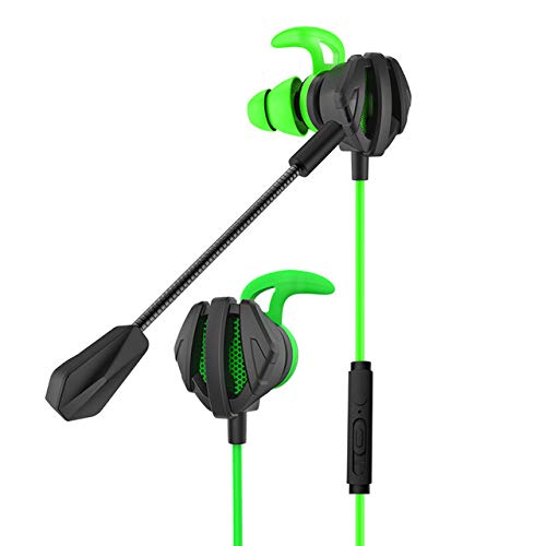 Adoolla Auriculares para juegos para Pubg PS4 CSGO Casque Games Headset 7.1 con micrófono control de volumen PC Gamer Auriculares G6 verde