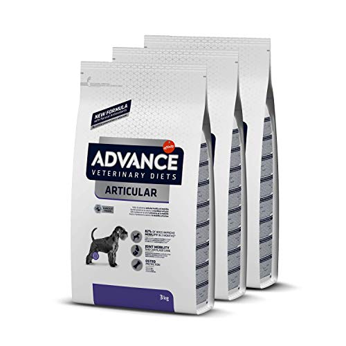 ADVANCE Veterinary Diets Articular - Pienso para Perros con Problemas Articulares - Pack De 3 x 3kg - Total 9kg