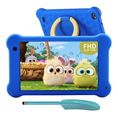 AEEZO Kids Tablet 7 Pulgadas WiFi Android 10 Tablet PC 2020 Nueva Pantalla FHD 1920x1200 IPS, 2GB RAM 32GB ROM, Control Parental, Kidoz Instalado, Protección de Ojos Anti Blue Light Screen (Azul)