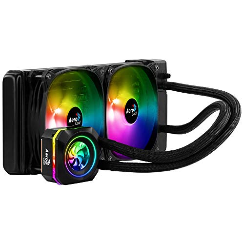 Aerocool L240F, refrigeración líquida Halo RGB TDP 400, 2 ventiladores RGB 12cm